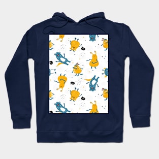 fun monster pattern Hoodie